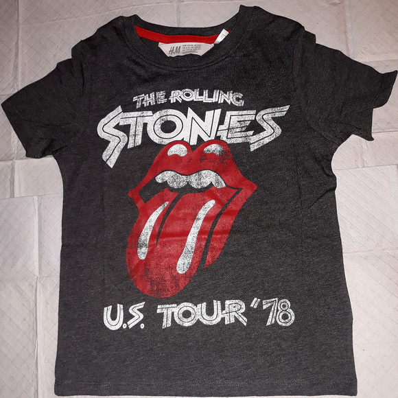 the Rolling Stones Other - The Rolling Stones Tour '78 rock Official T-Shirt Boys 4-6 6-8 8-10 NWT